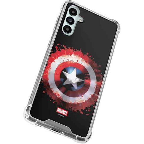 Marvel Captain America Star Shield Galaxy A15 5G Clear Case